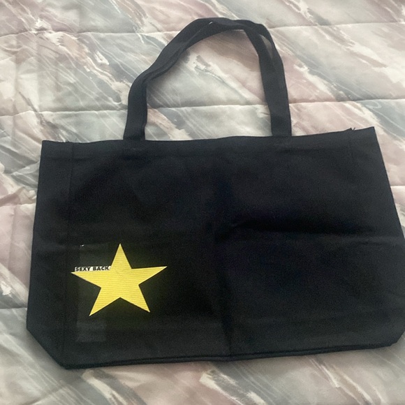 Black sexy back sexy front canvas tote about 13 x 20 See all pics description - Picture 3 of 7